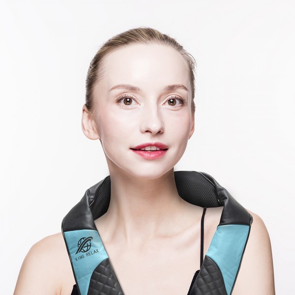Shiatsu Neck & Back Massager, with Heat - Deep Tissue 3D Kneading Massage, Electric Shiatsu Shoulder Massager, for Neck, Back, Shoulder, Foot, Legs, Body Muscle Pain Relief, Use at Home, Car, Office.